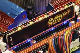 Crucial Ballistix Tracer DDR3 — первая в мире память DDR3 со «светомузыкой» и «синими писалками»